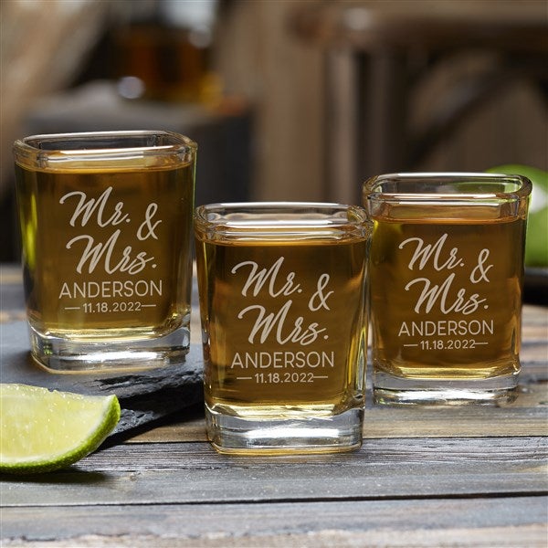 personalized shot glasses favors