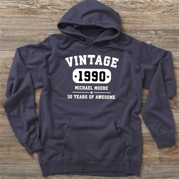 Vintage Birthday Personalized Birthday Sweatshirts - 28915