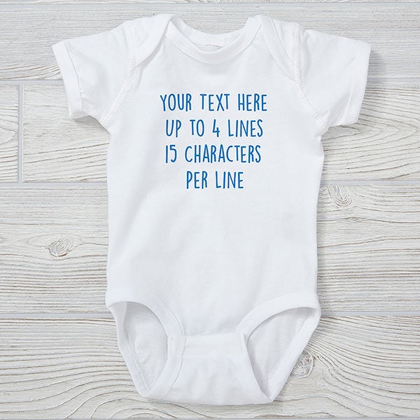 Personalized infant clothes hotsell