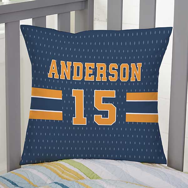 Sports Jersey Personalized Throw Pillows - 29661