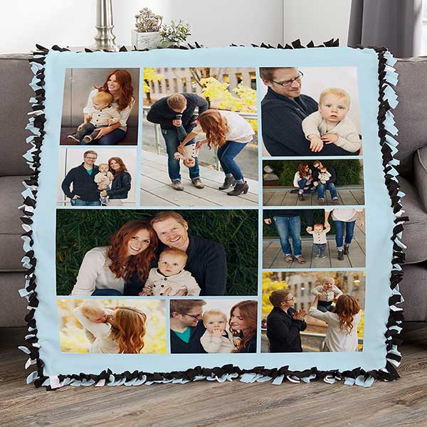 Collage photo best sale blanket reviews