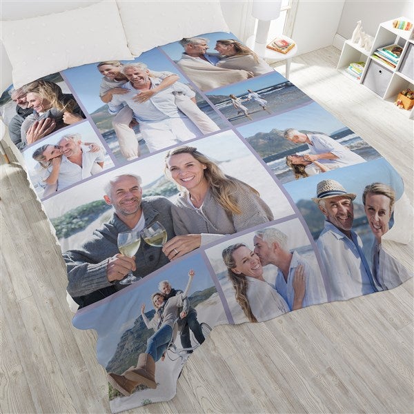 Photo Collage For Couples Personalized Photo Blankets - 29702