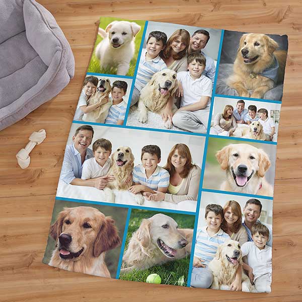 Fleece blanket with pet photo new arrivals