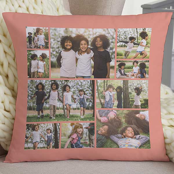 Your Personalized Photo Collage Pillow, Create Your Own Pillow