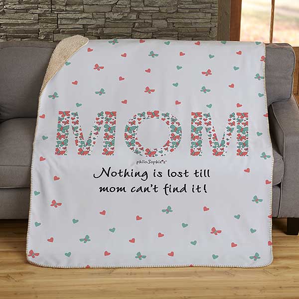 Home Is Where Your Mom Is - 60x80 Personalized Blanket