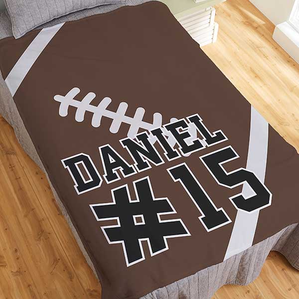 Football Personalized Sports Blankets - 29966