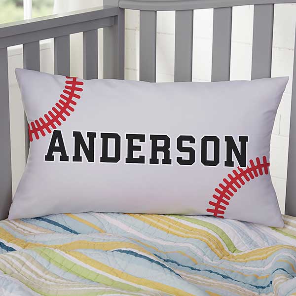 Baseball Personalized Sports Throw Pillows - 29979