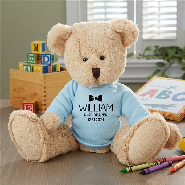 Ring Bearer Personalized Plush Teddy Bear - 30327