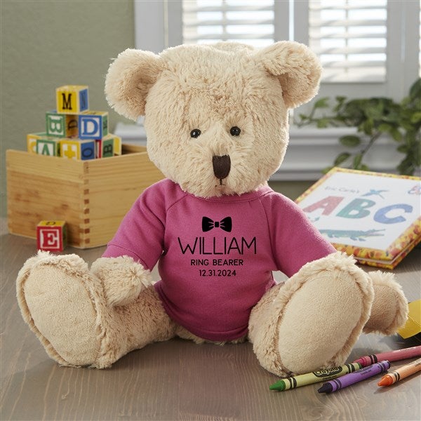 Ring Bearer Personalized Plush Teddy Bear - 30327