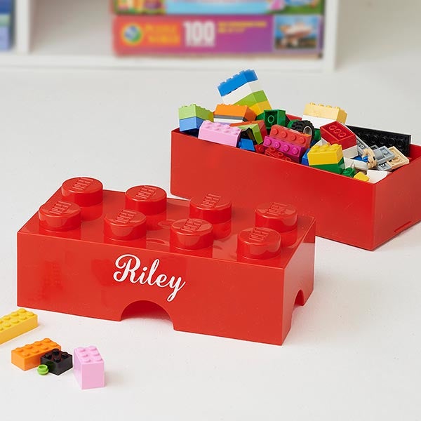Personalized LEGO Storage Brick Containers