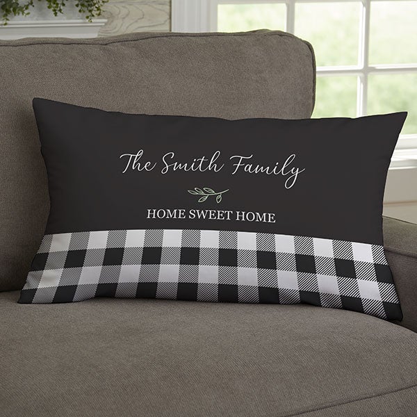 Black and white online buffalo plaid pillow covers