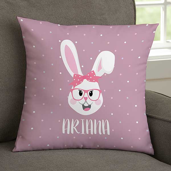 Build Your Own Bunny Personalized Easter Throw Pillows - 30480