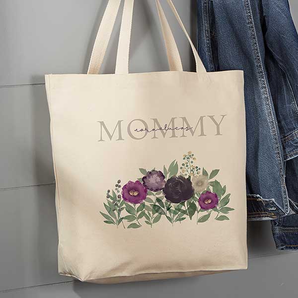Personalized Tote Bag for Mom Mom Tote Bag Mom Gift Idea 