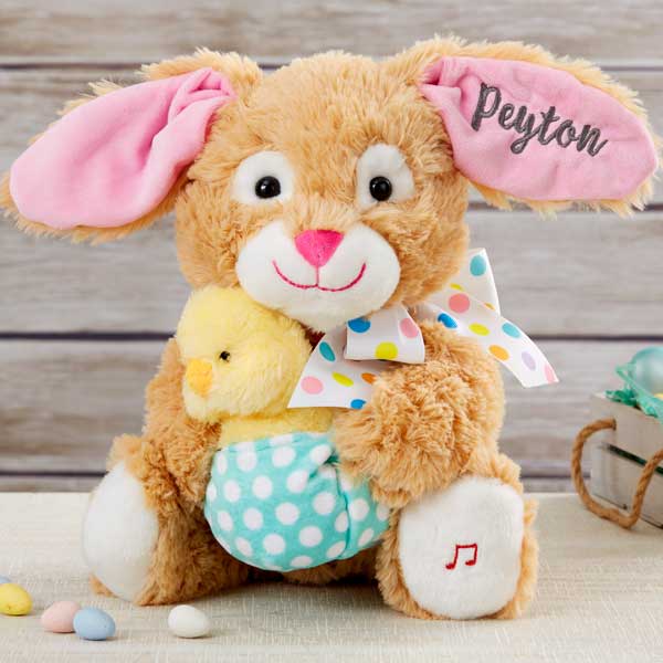 musical plush bunny