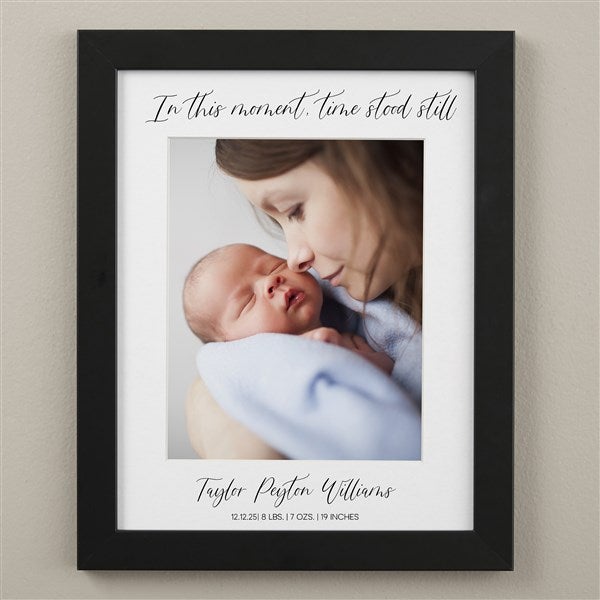 New Baby Personalized Matted Photo Frames - 31155