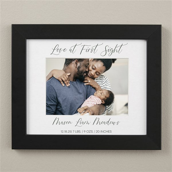 New Baby Personalized Matted Photo Frames - 31155