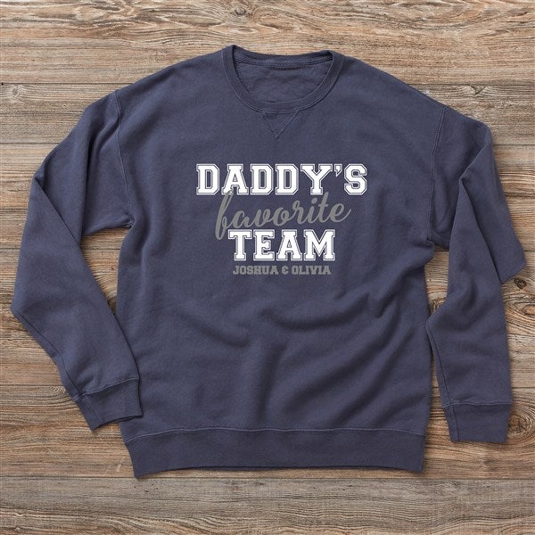 Dad's Favorite Team Personalized Men's Sweatshirts - 31159