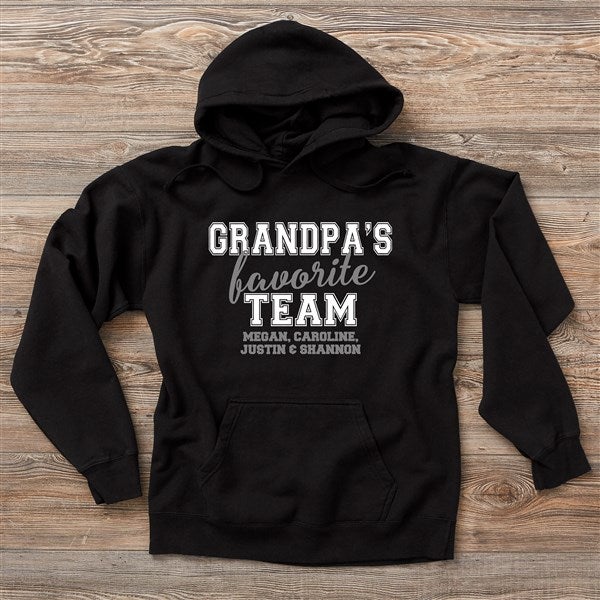 Grandpa's Favorite Team Personalized Men's Sweatshirts - 31160