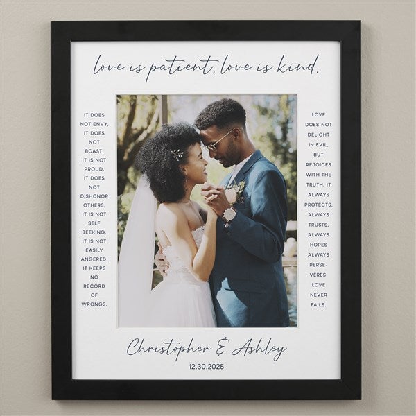 Love Is Patient Personalized Matted Frames - 31316