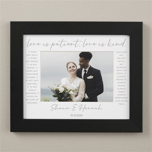 Love Is Patient Personalized Matted Frames