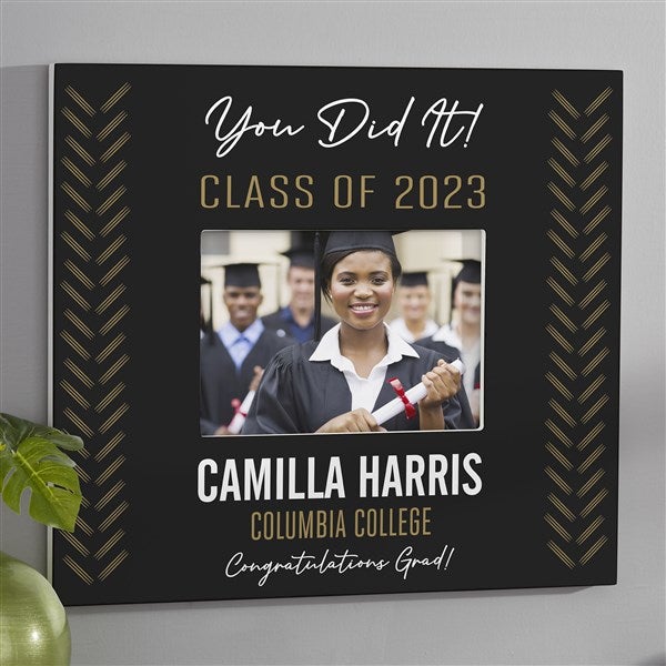 All About The Grad Personalized Frame 5x7 Horizontal Wall