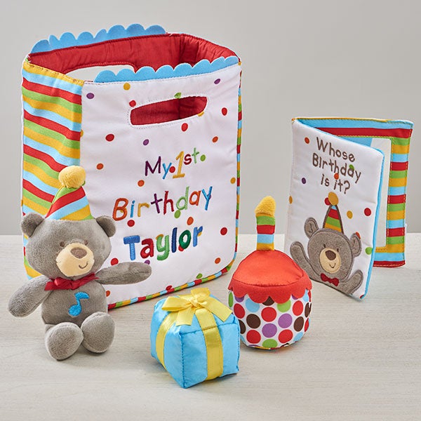 My First Birthday Personalized Playset by Baby Gund