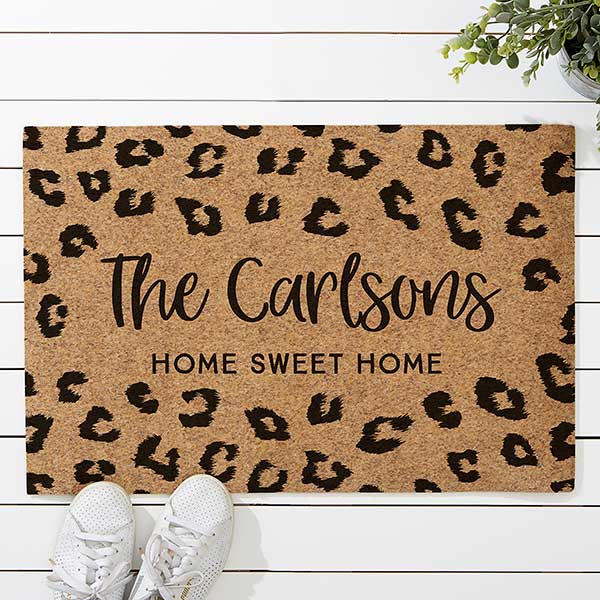 Personalized Home Sweet Home Welcome Doormat