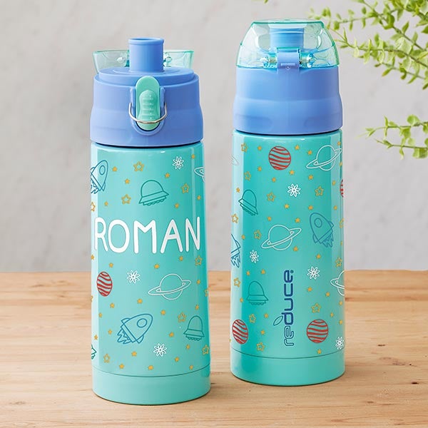 Outer Space Personalized 13oz Kids Insulated Water Bottles - 31582