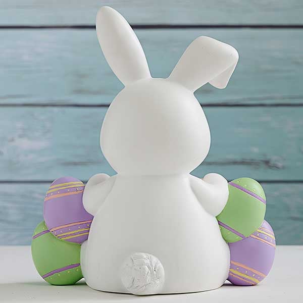 Personalized 3D Resin Easter Bunny Shelf Sitter