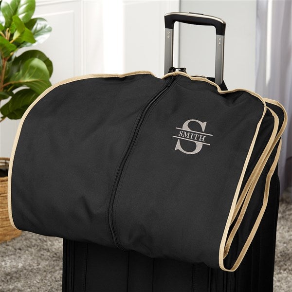 Lavish Last Name Embroidered Deluxe Garment Bag