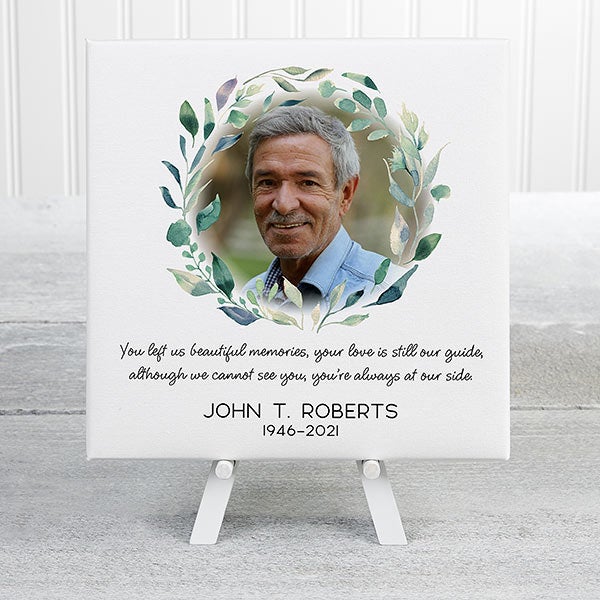 Serene Memorial Personalized Photo Canvas Prints - 32020