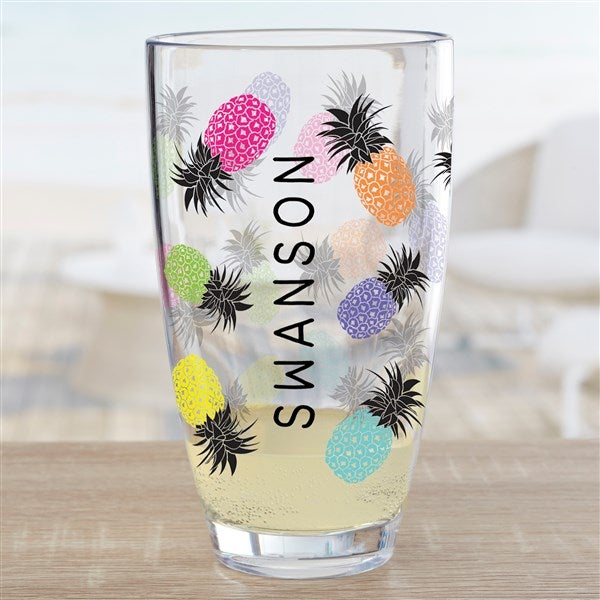 Pineapple Party Personalized Tritan Unbreakable Tumblers - 32171