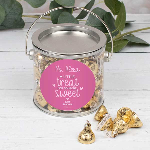 A Treat for Someone Sweet Personalized Candy Can with Sticker - 32238D