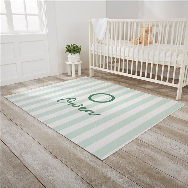 Star Struck Baby Boy Personalized Nursery Area Rug - 2.5x4