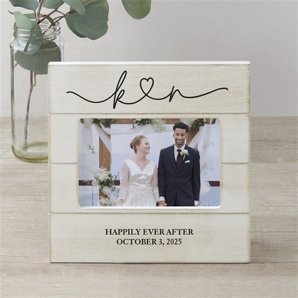 Drawn Together By Love Personalized Wedding Shiplap Frames - 32375