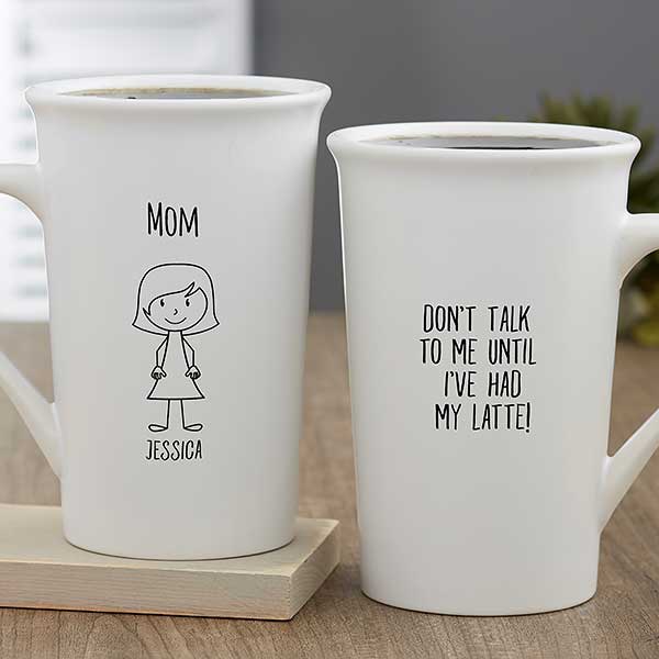 Stick Figure Characters For Her Personalized Coffee Mugs - 32387