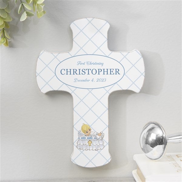 Precious Moments Christening Him Personalized Cross