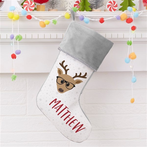 Build Your Own Reindeer Personalized Christmas Stockings - 32638