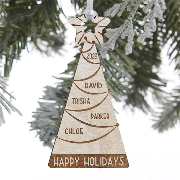 Our House To Yours Personalized Wood Ornaments