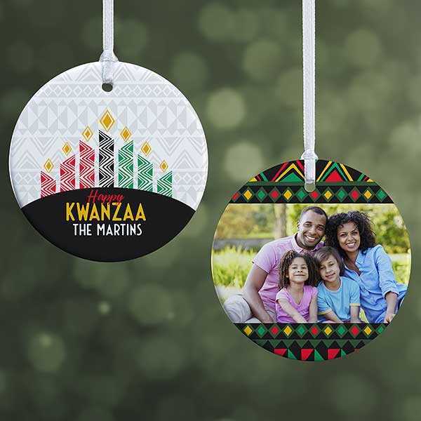 Family Kwanzaa Personalized Ornaments - 32702