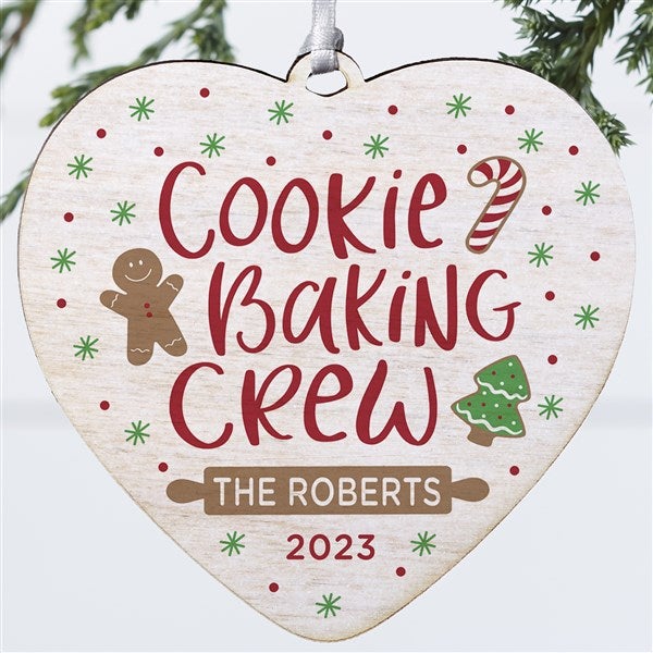 Personalized Baking Christmas Ornament