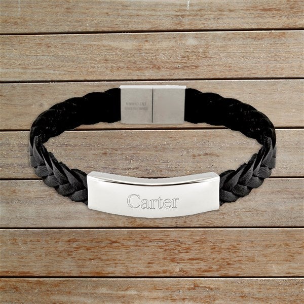 Personalized Leather Bracelet 