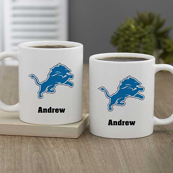 NFL Detroit Lions Personalized Coffee Mugs