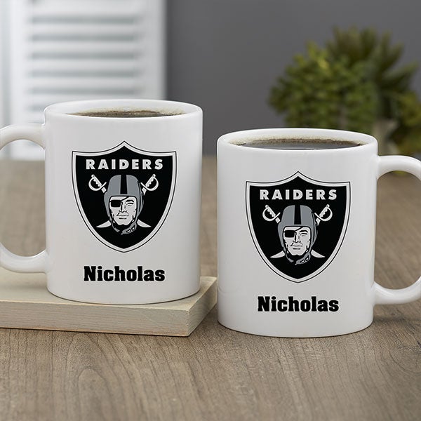 Las Vegas Raiders Logo Player Mascot 11 oz Ceramic Coffee Mug Cup