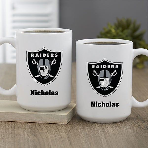 NFL Las Vegas Raiders Personalized Coffee Mug 15oz White