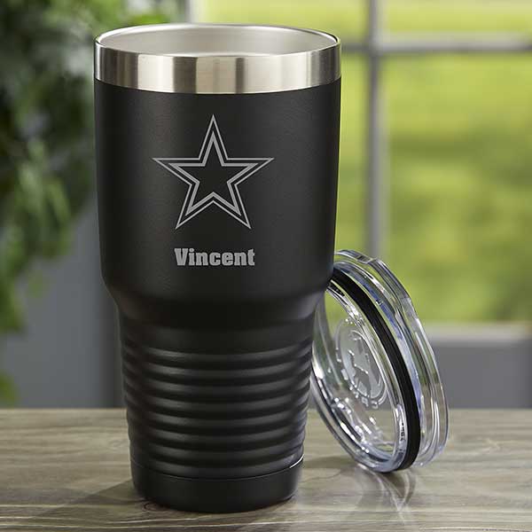 NFL Dallas Cowboys Personalized Stainless Steel Tumblers - 33066