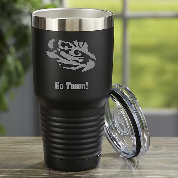 NCAA LSU Tigers Personalized Stainless Steel Tumblers - 33150