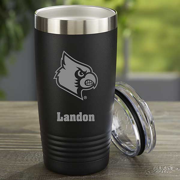 NCAA Louisville Cardinals Personalized Stainless Steel Tumblers