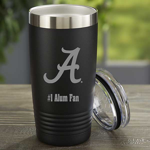 NCAA Alabama Crimson Tide Personalized Stainless Steel Tumblers