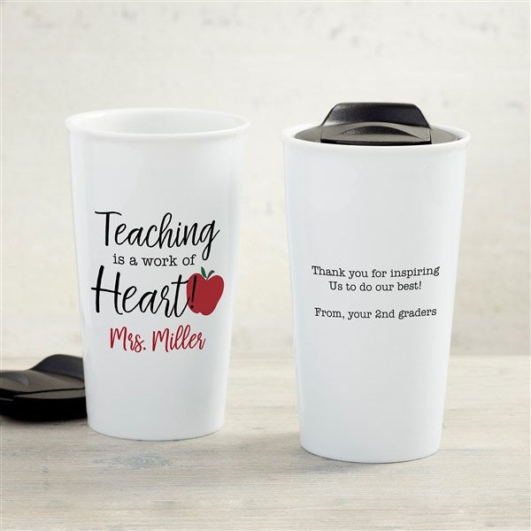 Vacuum Insulated Stainless Steel Tall Mug - 12 Oz. - Personalization  Available